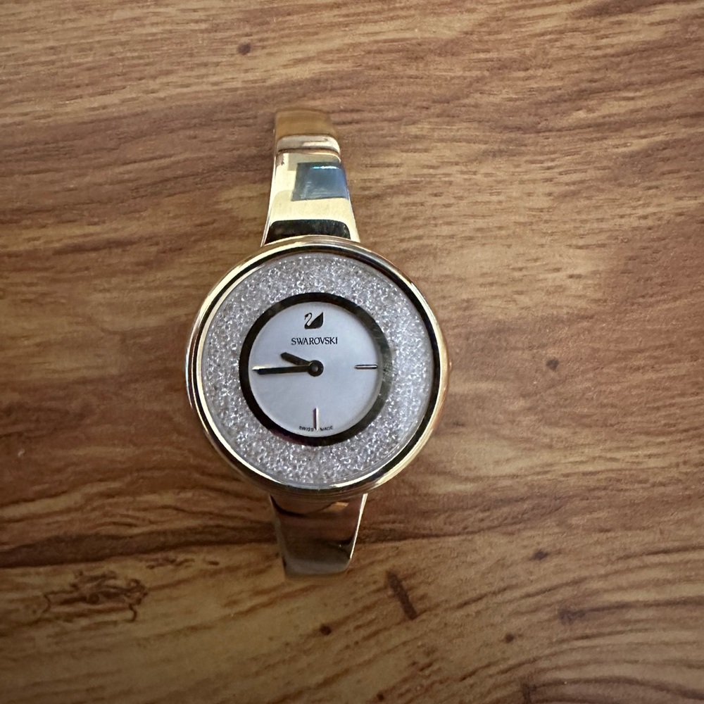 Swarovski Gold Tone Watch